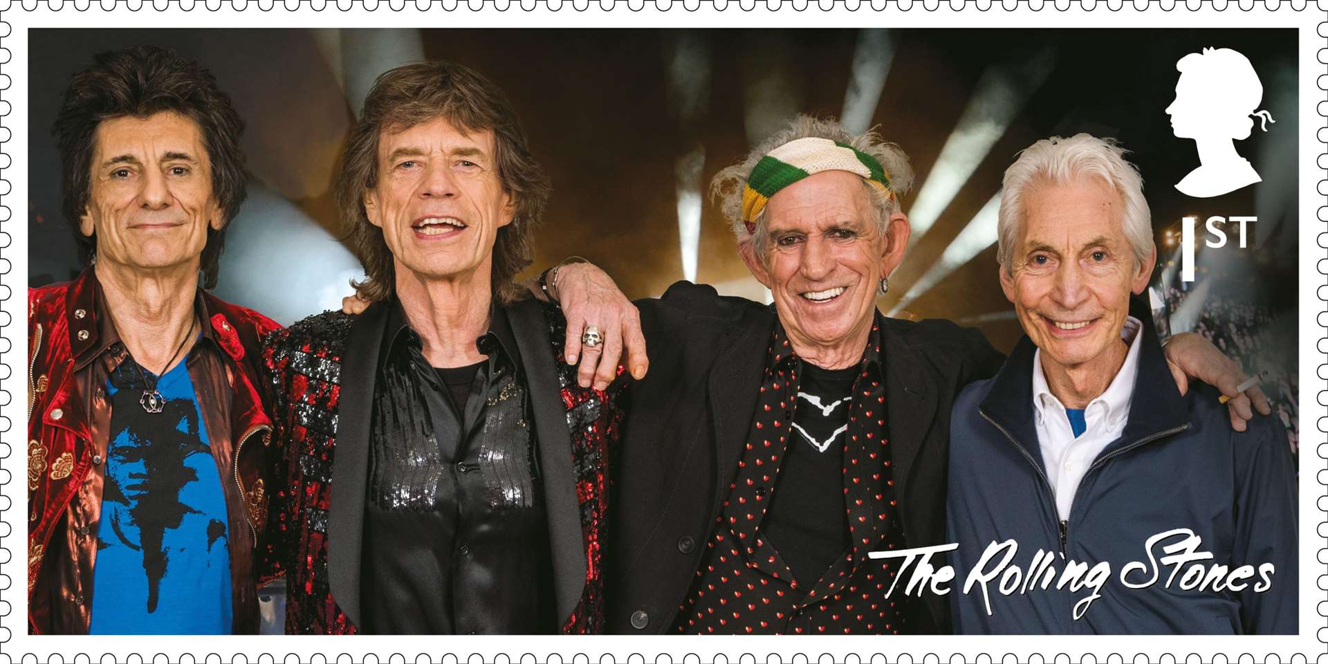 The Rolling Stones have been chosen for a new exclusive set of stamps