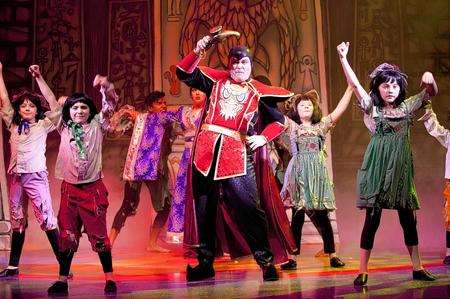 The cast of Aladdin, Orchard Theatre