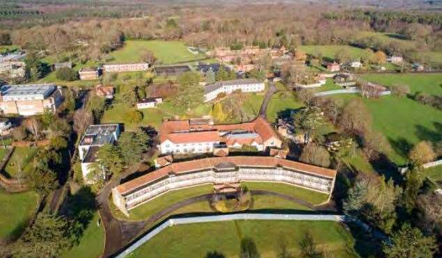 Benenden Hospital from above. Picture: Esquire Developments and Clague Architects