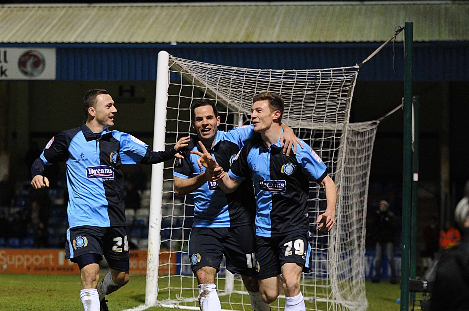 Wycombe won on their last visit to Priestfield, in 2013 Picture: Barry Goodwin