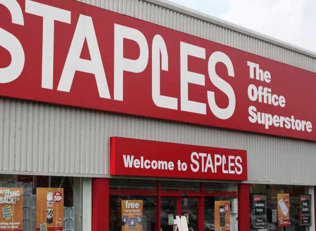 Staples has been bought by Hilco. Stock image