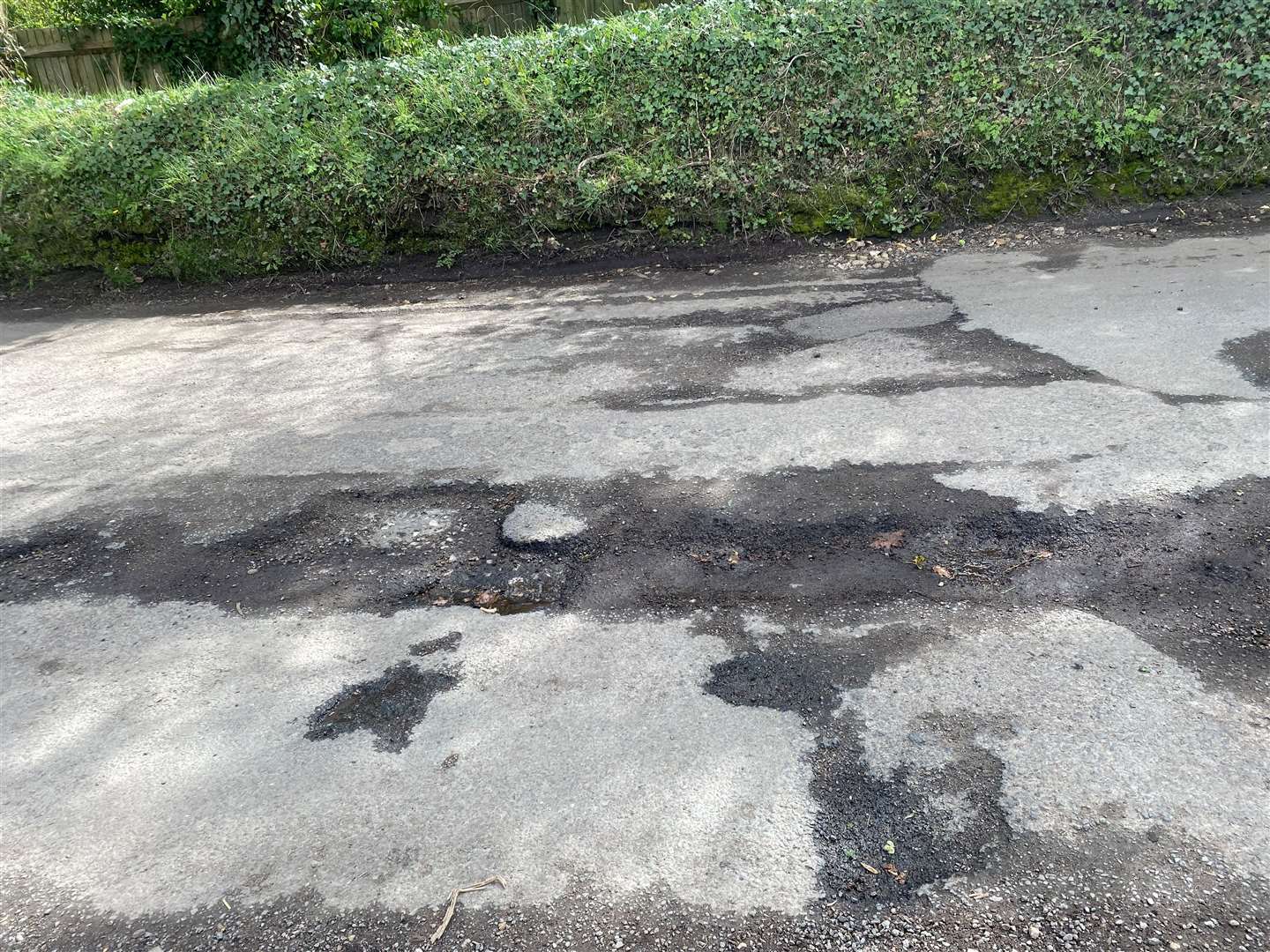 Residents claim the road has been left neglected for years