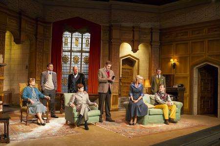 The cast of the UK tour of the Mousetrap