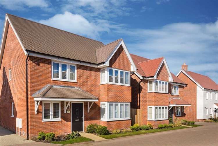 More than 60 new homes were built at Catkin Gardens off Maidstone Road, Headcorn, two years ago. Picture: Liberty PR
