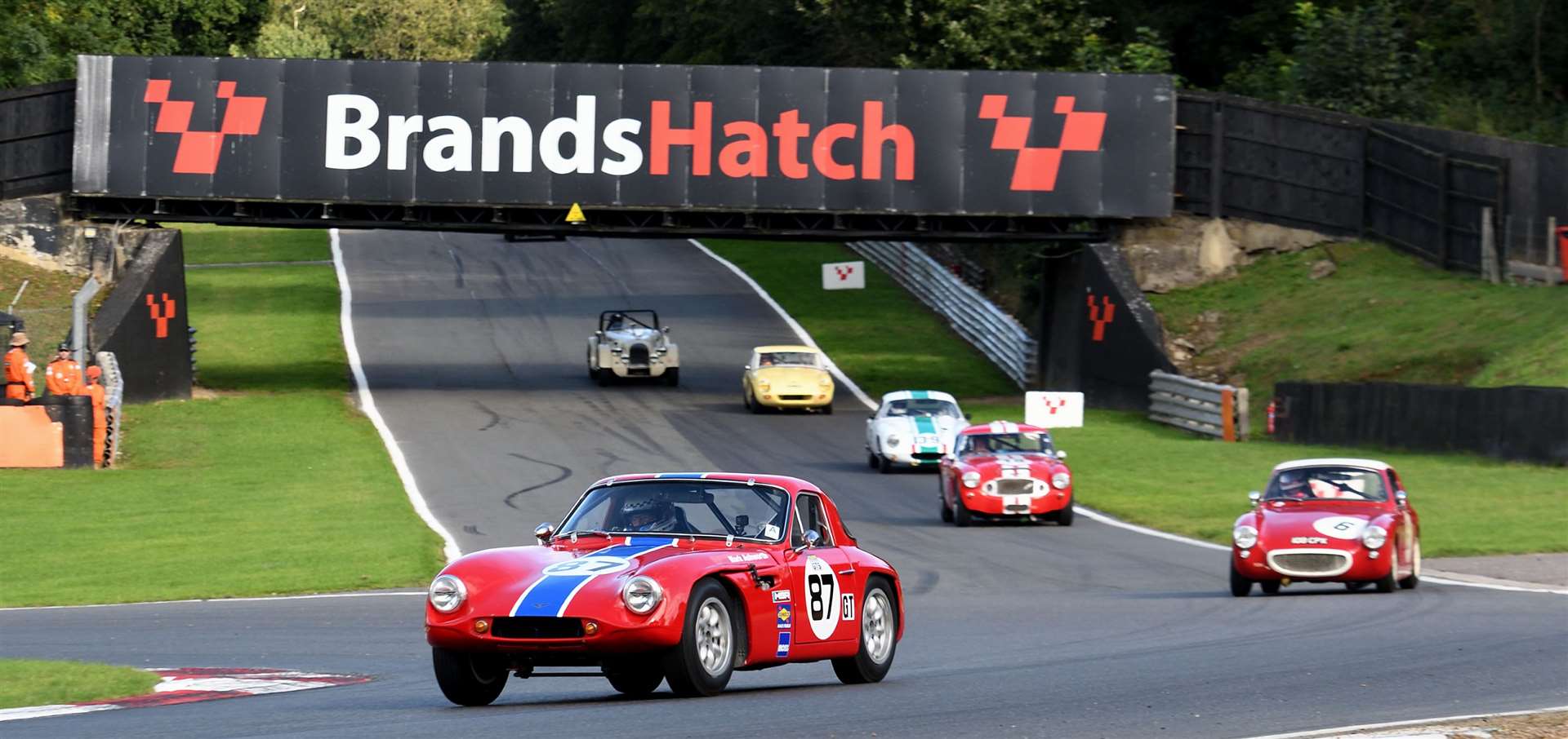 The accident happened at Brands Hatch. Picture: Simon Hildrew