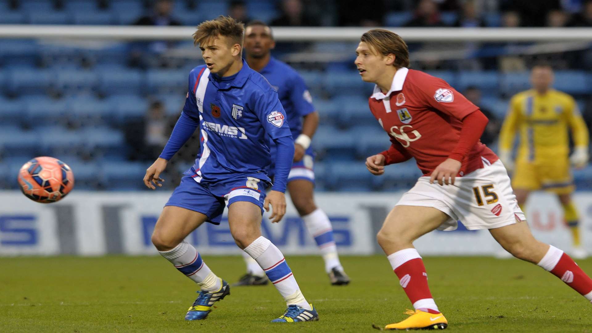 Gillingham faced Bristol City in November in the FA Cup Picture: Barry Goodwin