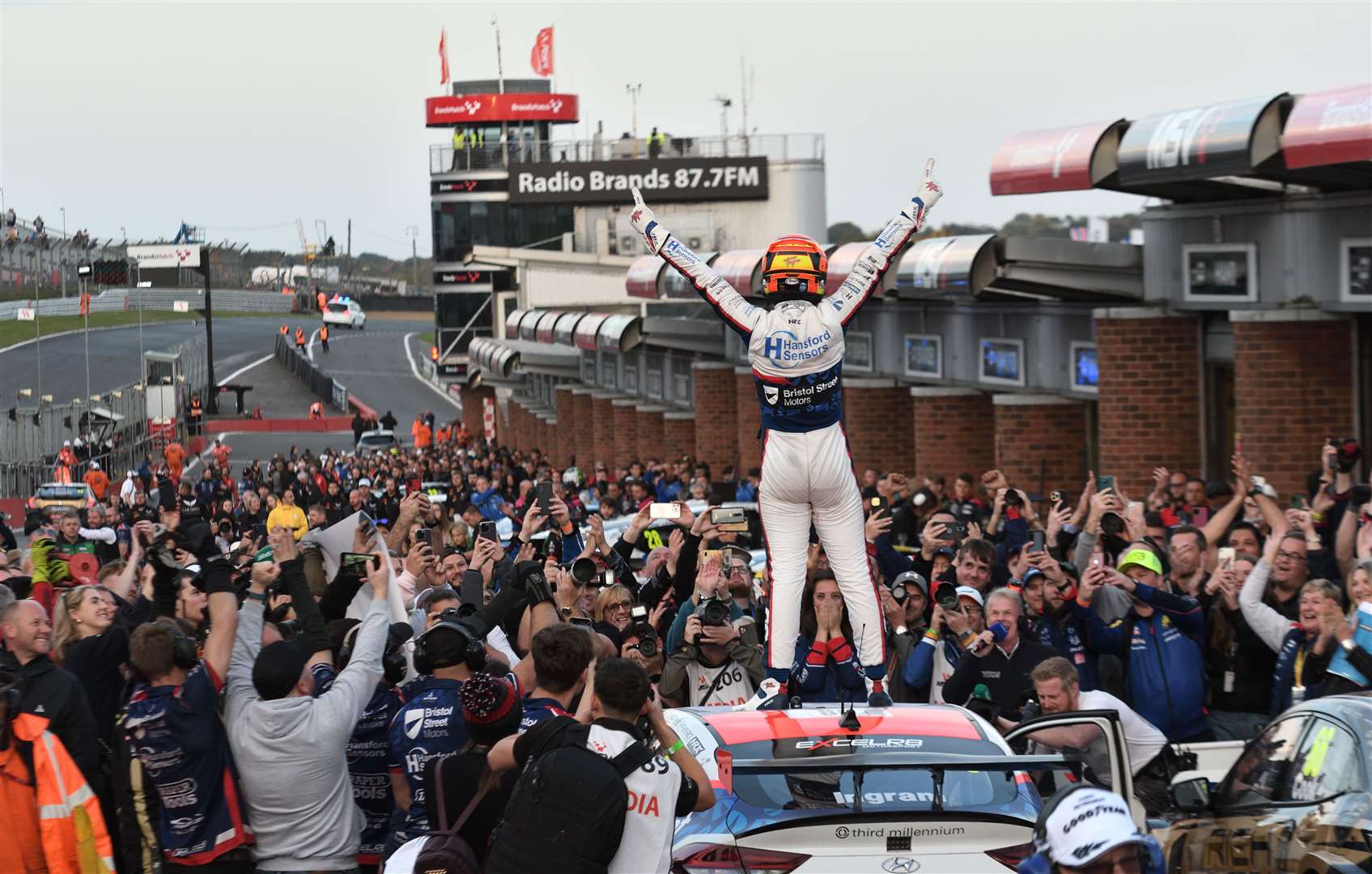 Hyundai i30N pilot Ingram secured his first BTCC crown; he won the first two races on Sunday before team-mate Dan Lloyd triumphed in the finale