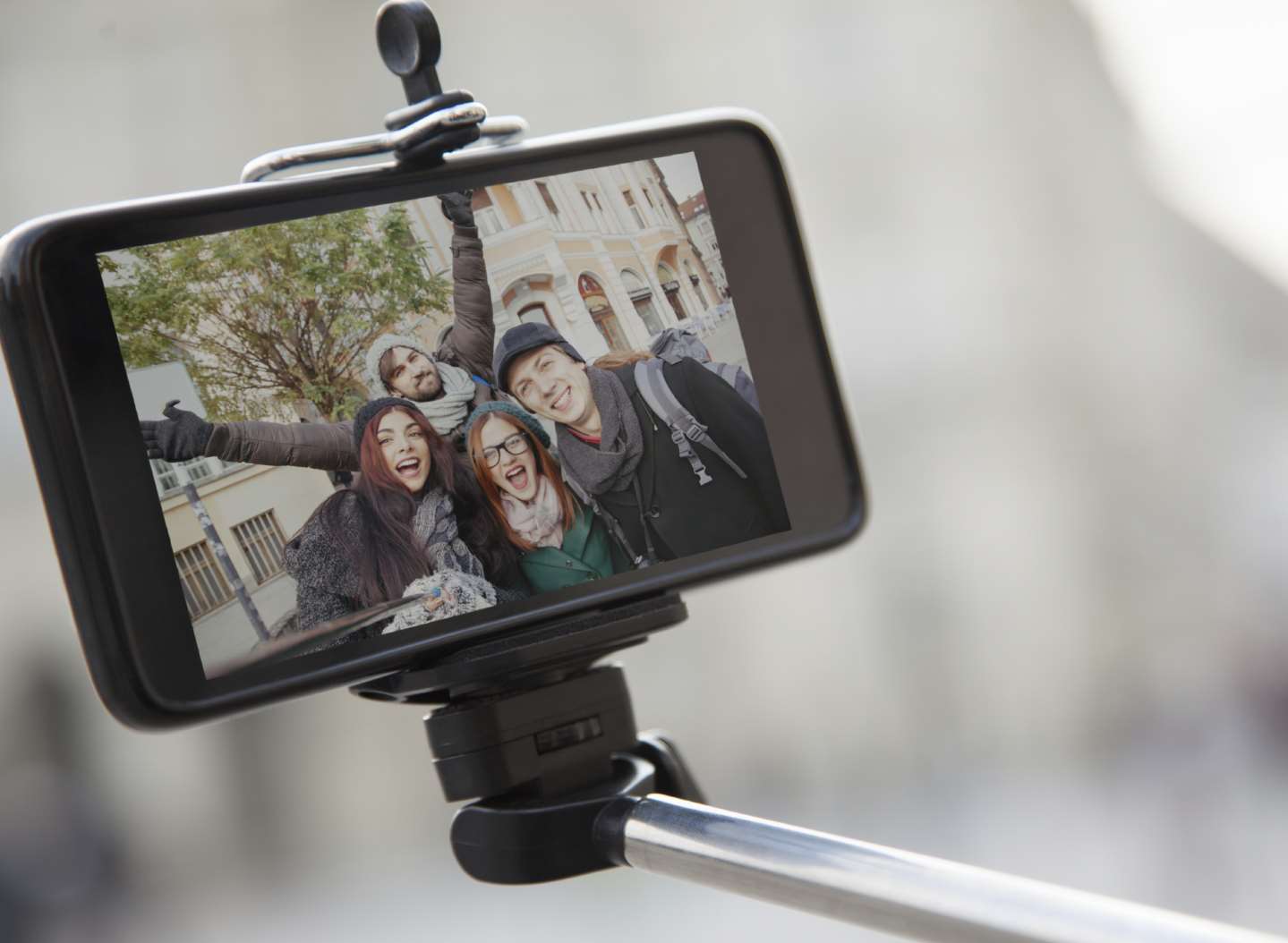 Southeastern has set up a selfie stick library. Stock image