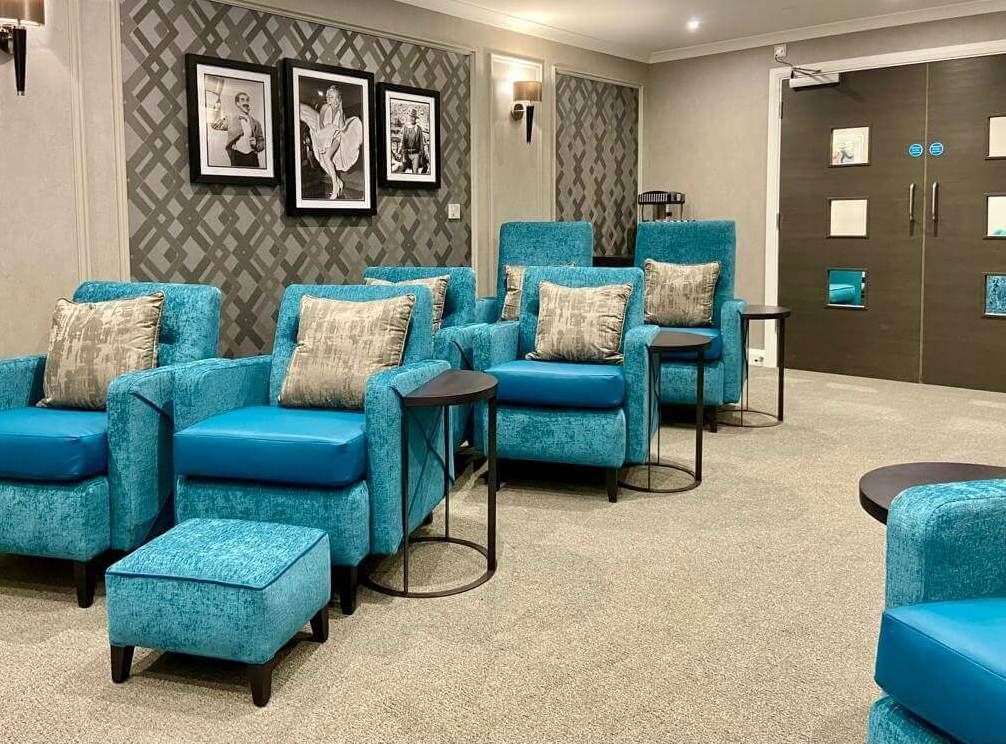 The "immersive" cinema room at Copperfield Court, Broadstairs. Picture: Oyster Care Homes