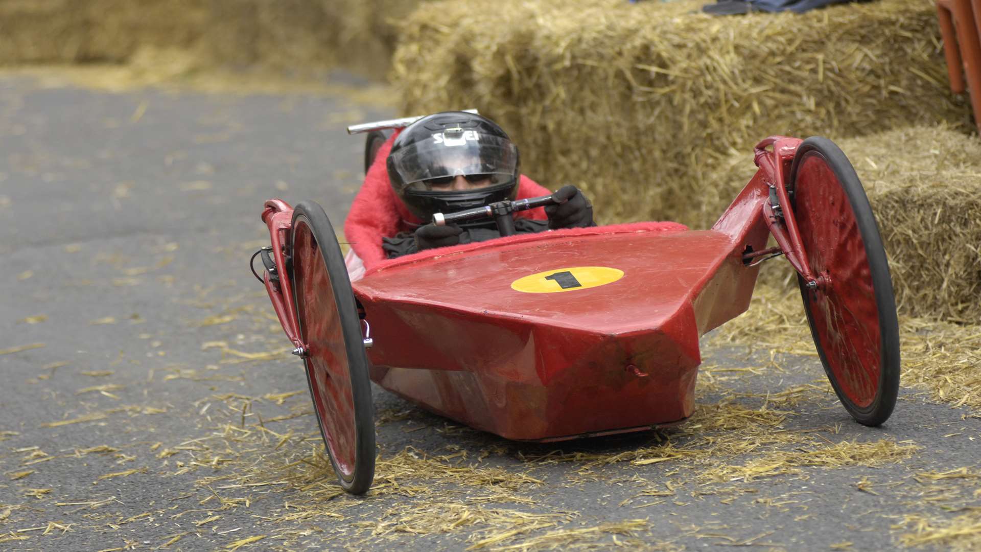 Novelty racers take to the track at a previous Soapbox Derby