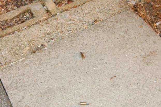 Bullets found on the ground