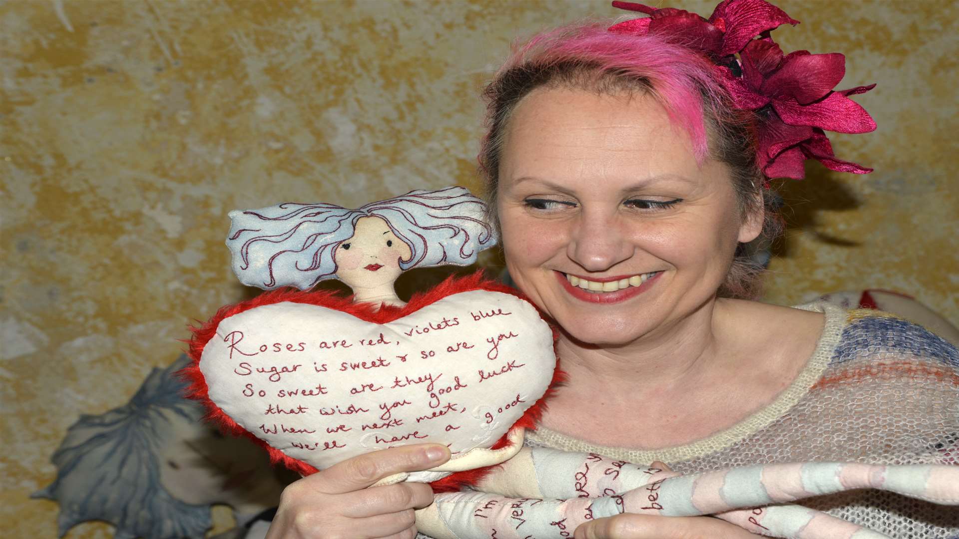 Annie Taylor is founder of the Profanity Embroidery Group. Picture: Ruth Cuerden