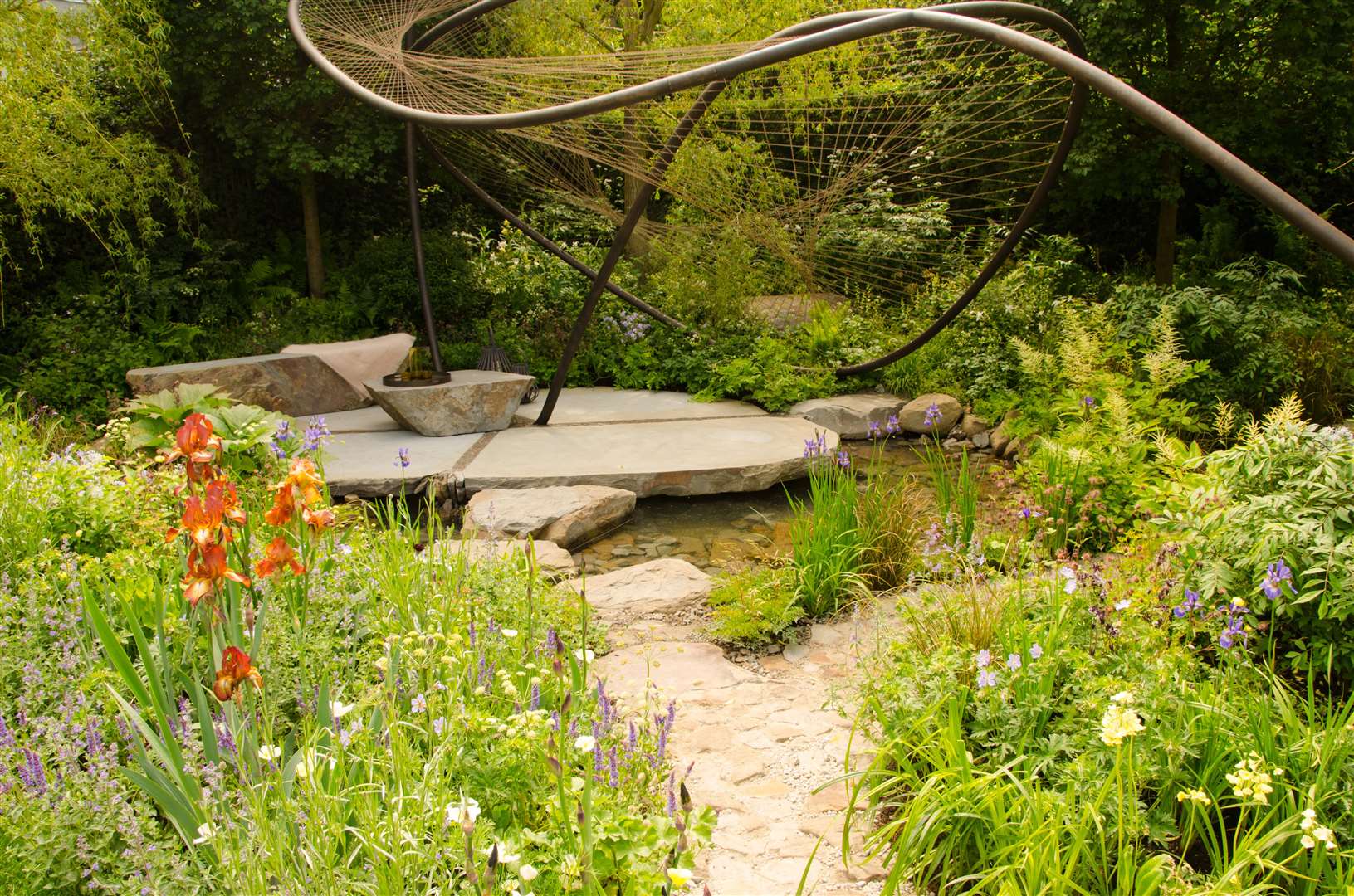 The Wedgwood Garden at the Chelsea Flower Show Picture: Ian West