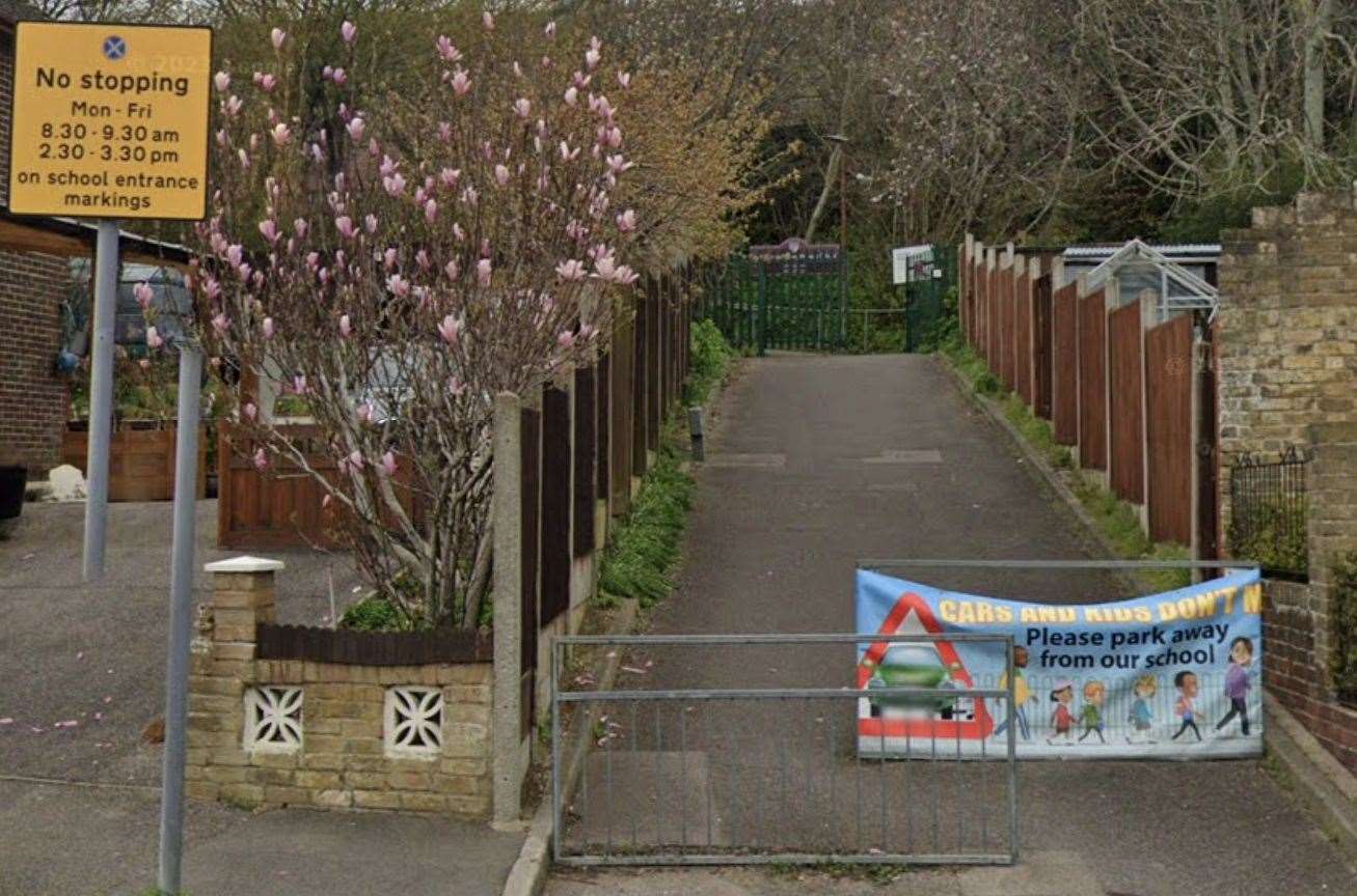 Parents were told to collect their children from Aycliffe Community Primary School immediately. Picture: Google