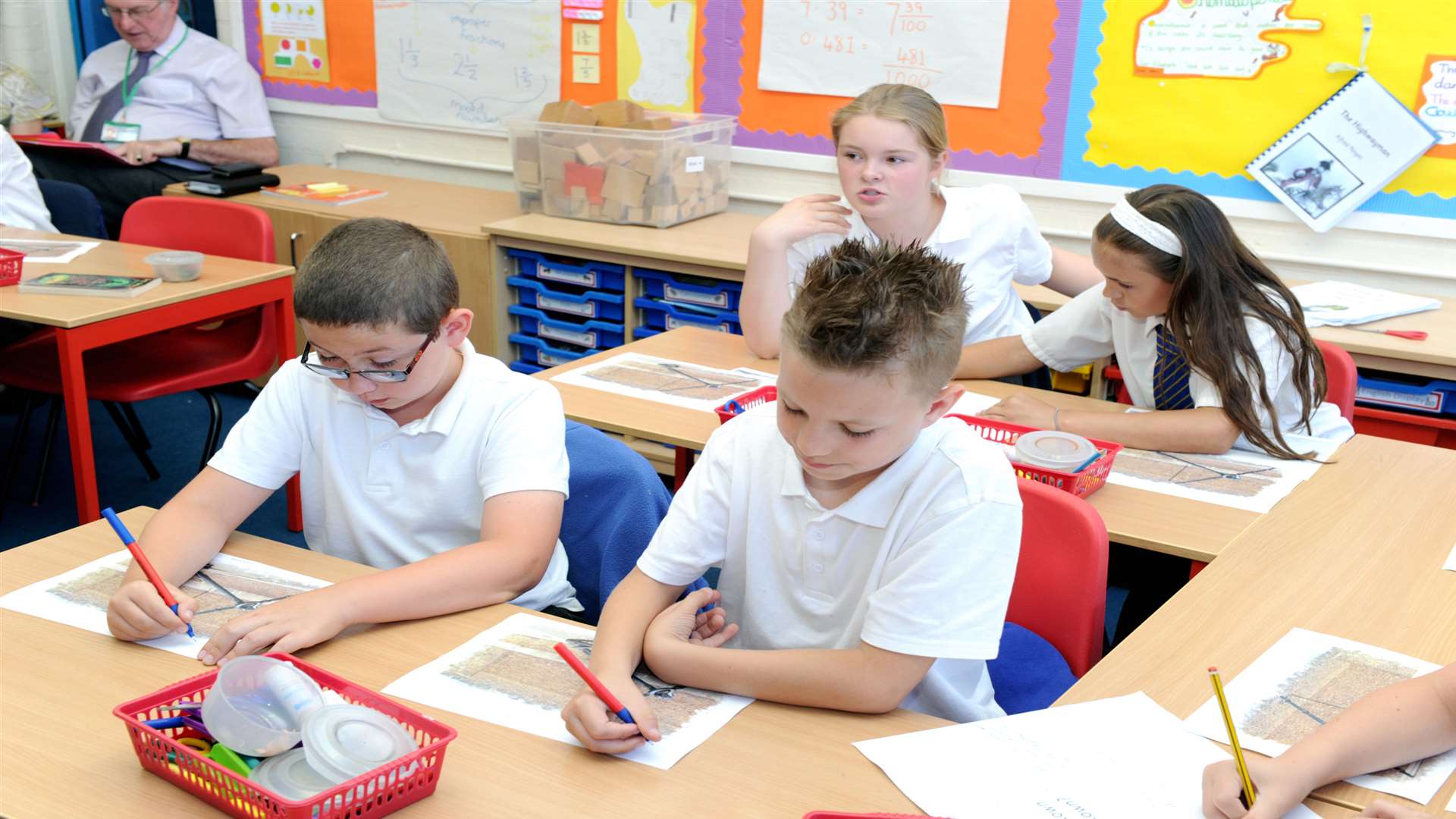 Primary pupils. Library image.