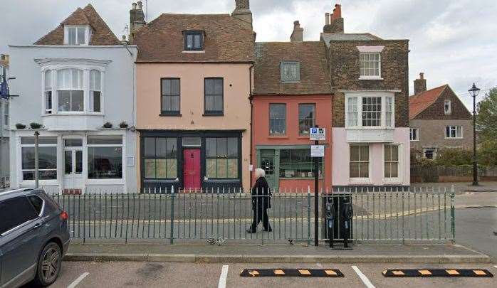 The Blue Pelican opened within the last year in Beach Street, Deal. Picture: Google Earth