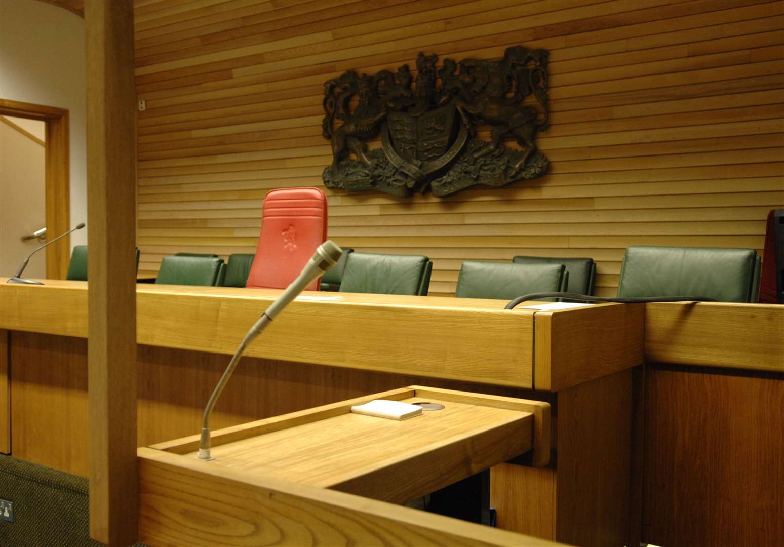 If someone gives evidence from the witness box, it is then cleaned before another witness is allowed to take the stand. Stock picture: Matthew Walker