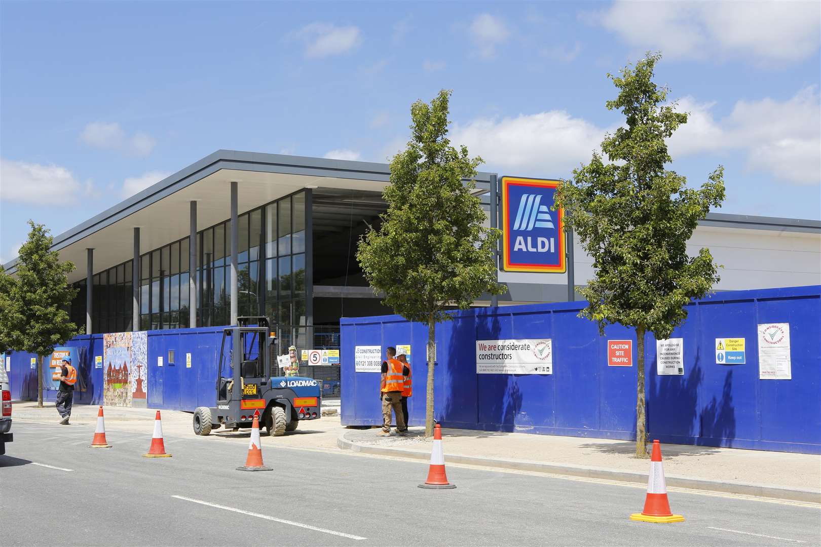 The new Aldi store in Victoria Road. Picture: Andy Jones