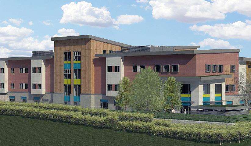 Artist's impression of the Cygnet Hospital at the Kent Medical Campus in Maidstone