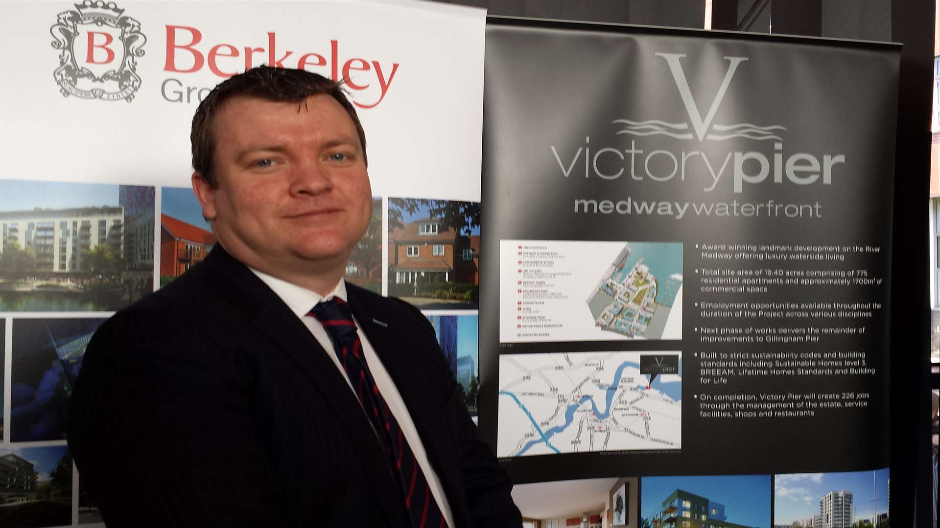 Berkeley First project manager Sean McCallion has pledged to take on three apprentices through Kick Start Kent