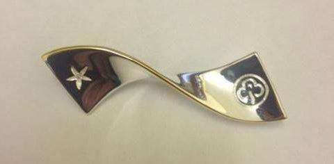 The silver brooch commemorating long service with the Girl Guides was stolen. Picture: Kent Police (6746645)