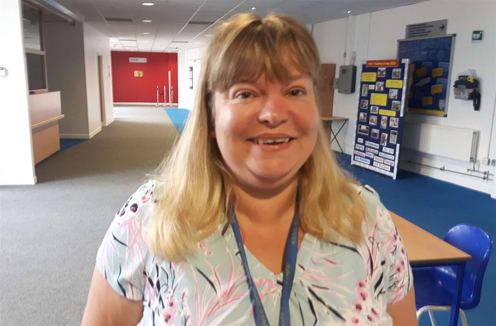 Aylesford School headteacher Tanya Kelvie is delighted by the progress the school has made