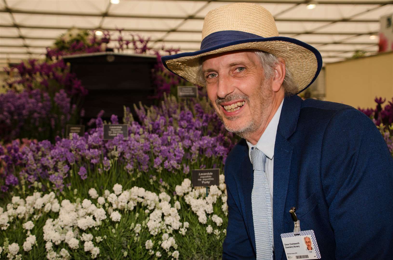 Dr Simon Charlesworth at the Chelsea Flower Show Picture: Ian West