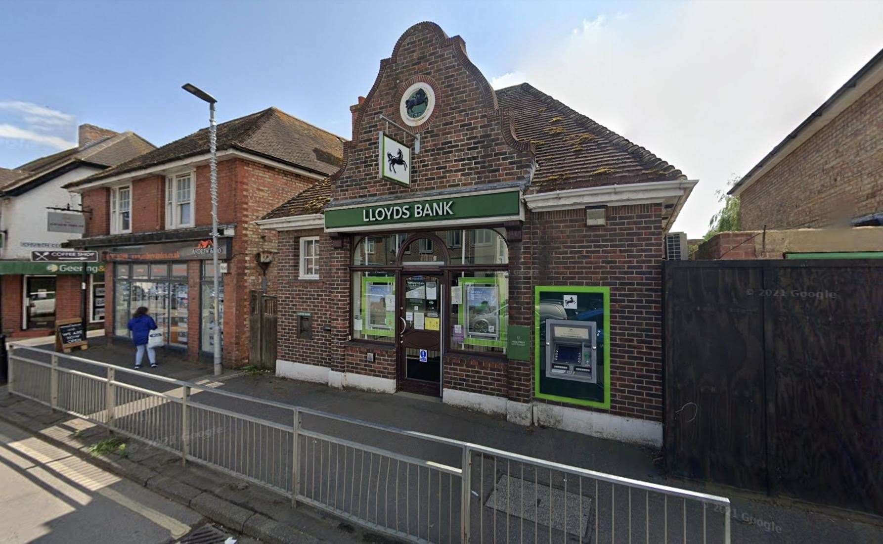 Lloyds bank in New Romney will close in November. Picture: Google Street View