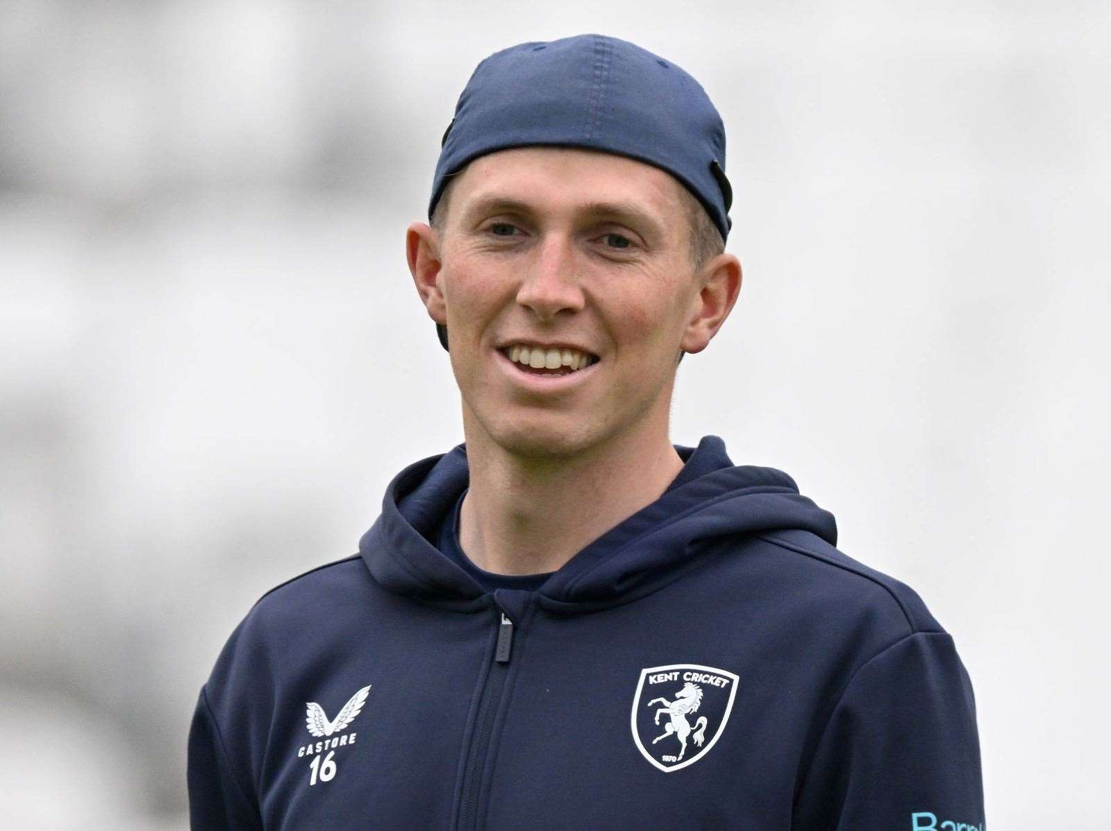 Zak Crawley – the Kent batsman scored a second-innings 73 against Australia in the final Test at The Kia Oval. Picture: Keith Gillard