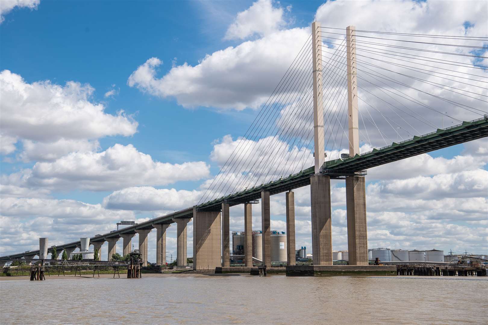 Safety measures have been brought in on the Dartford bridge
