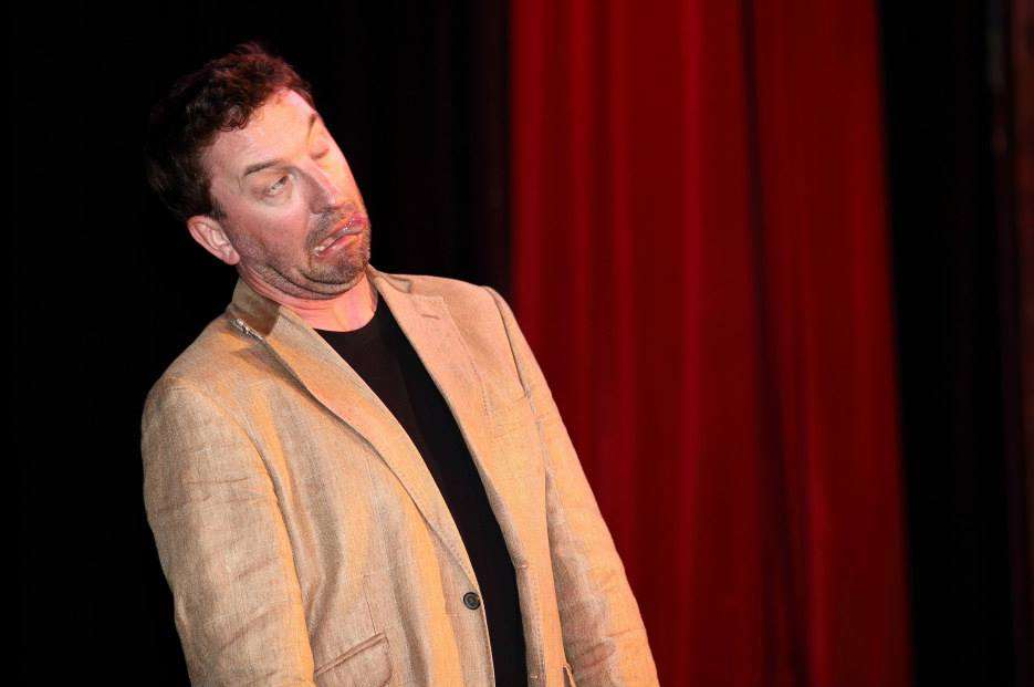 Lee Mack at the Woodville. Pictures by Ninja Knight.