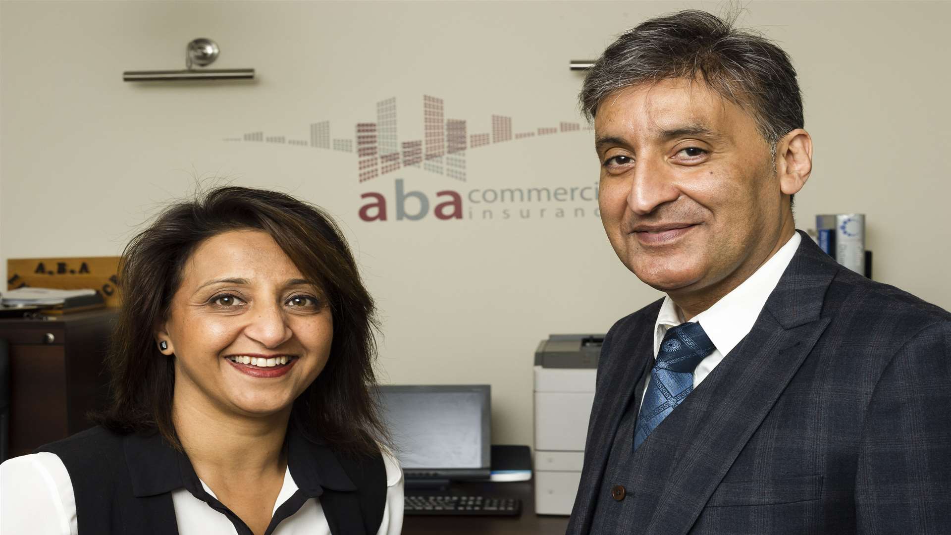 Pam Samrai and Del Samrai, of ABA Commercial Insurance