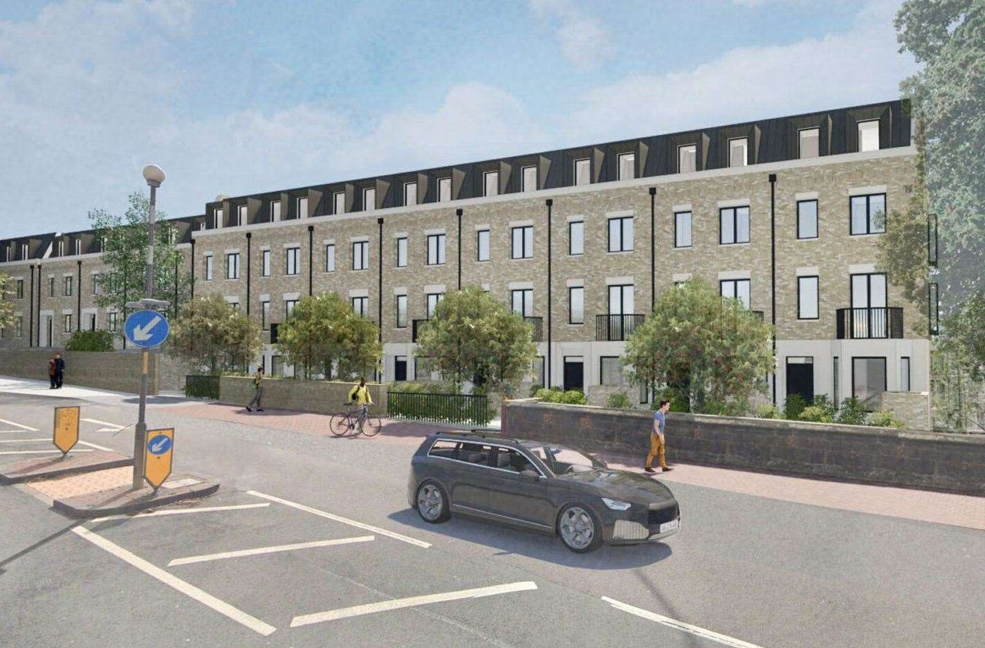 A CGI visual of what the new homes development in Crescent Road, Tunbridge Wells could look like. Photo: Kier Property and the Housing Growth Partnership
