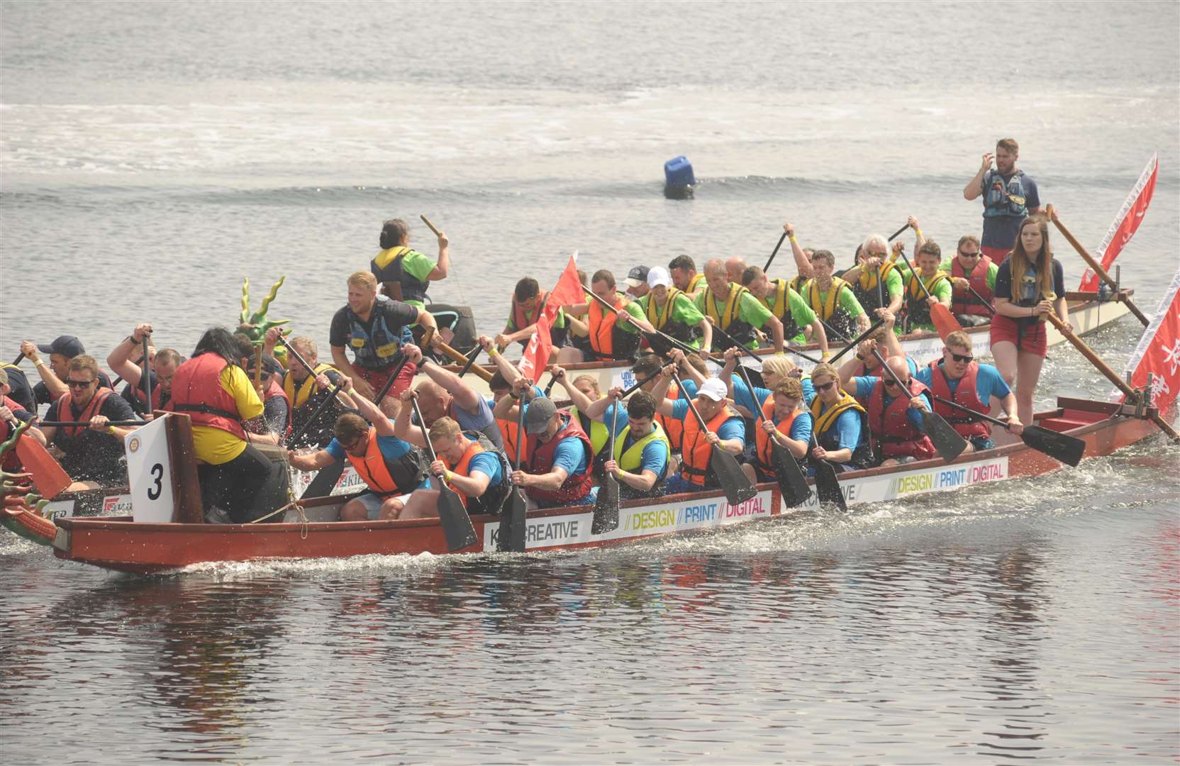 Dragon boat racing will be part of the festival Picture: Steve Crispe