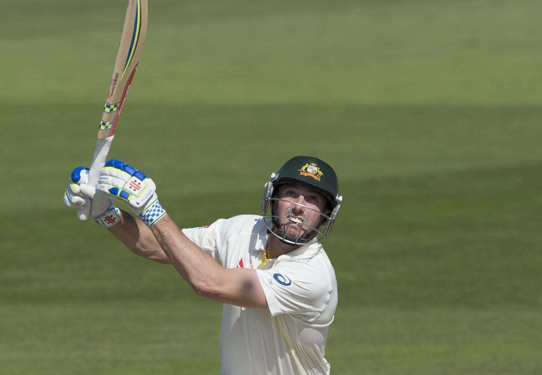 Shaun Marsh playing in a tour match for Australia at The Spitfire Ground, St Lawrence in 2015. Picture: Ady Kerry.