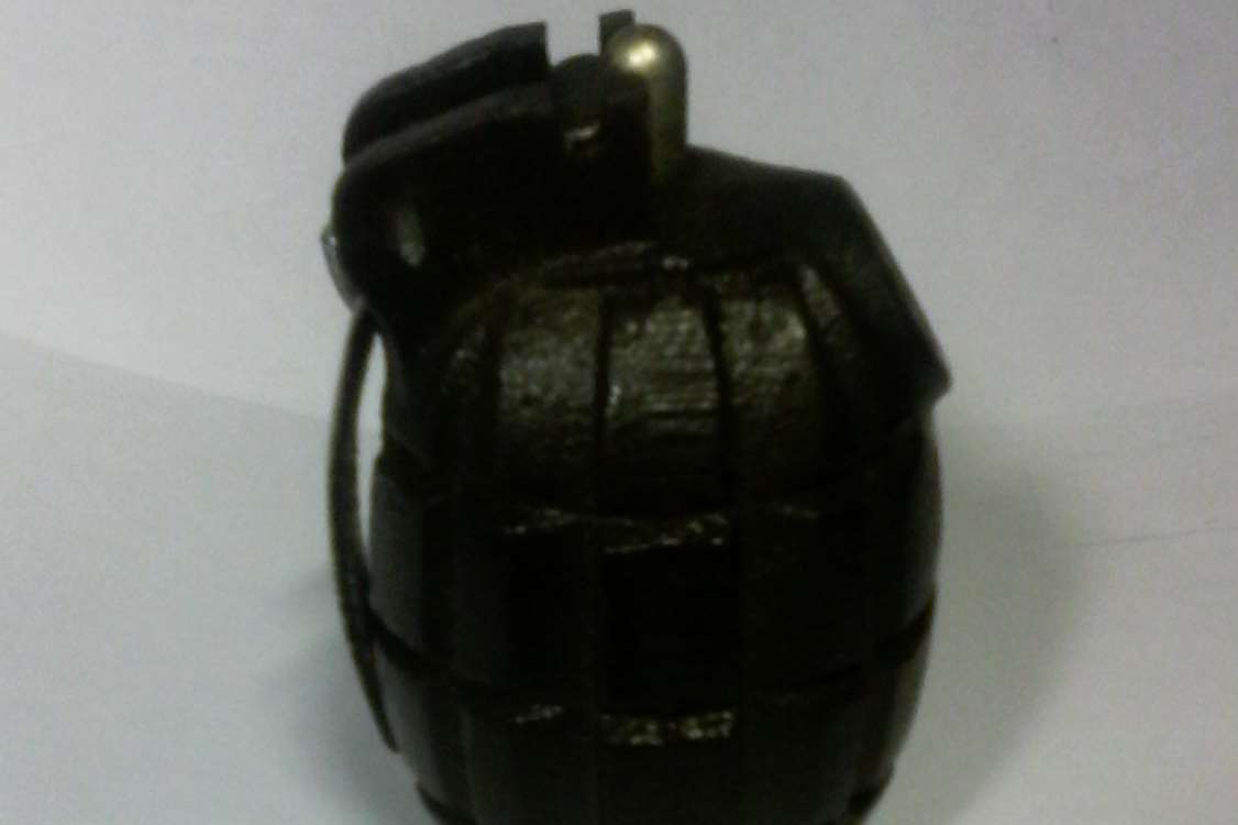 A stock image of a hand grenade