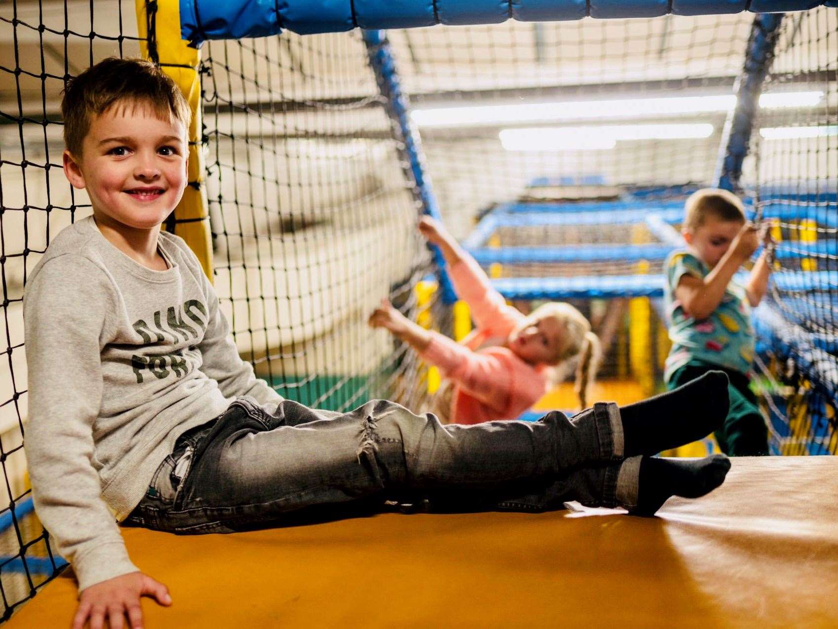 The soft play area and slides at Under 1 Roof Kids Thanet. Picture: James Pearce