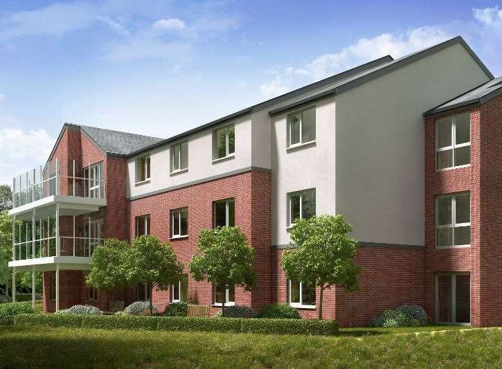 An image of what the new care home will look like