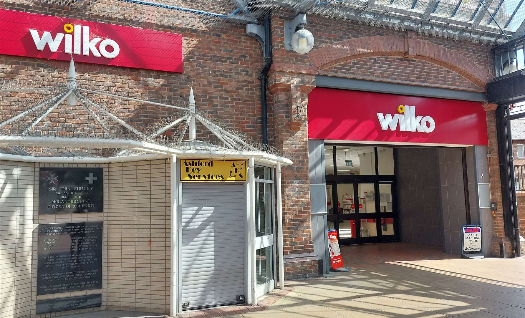 Wilko occupies the largest unit at Ashford’s Park Mall shopping centre; the shop was previously home to Sainsbury’s