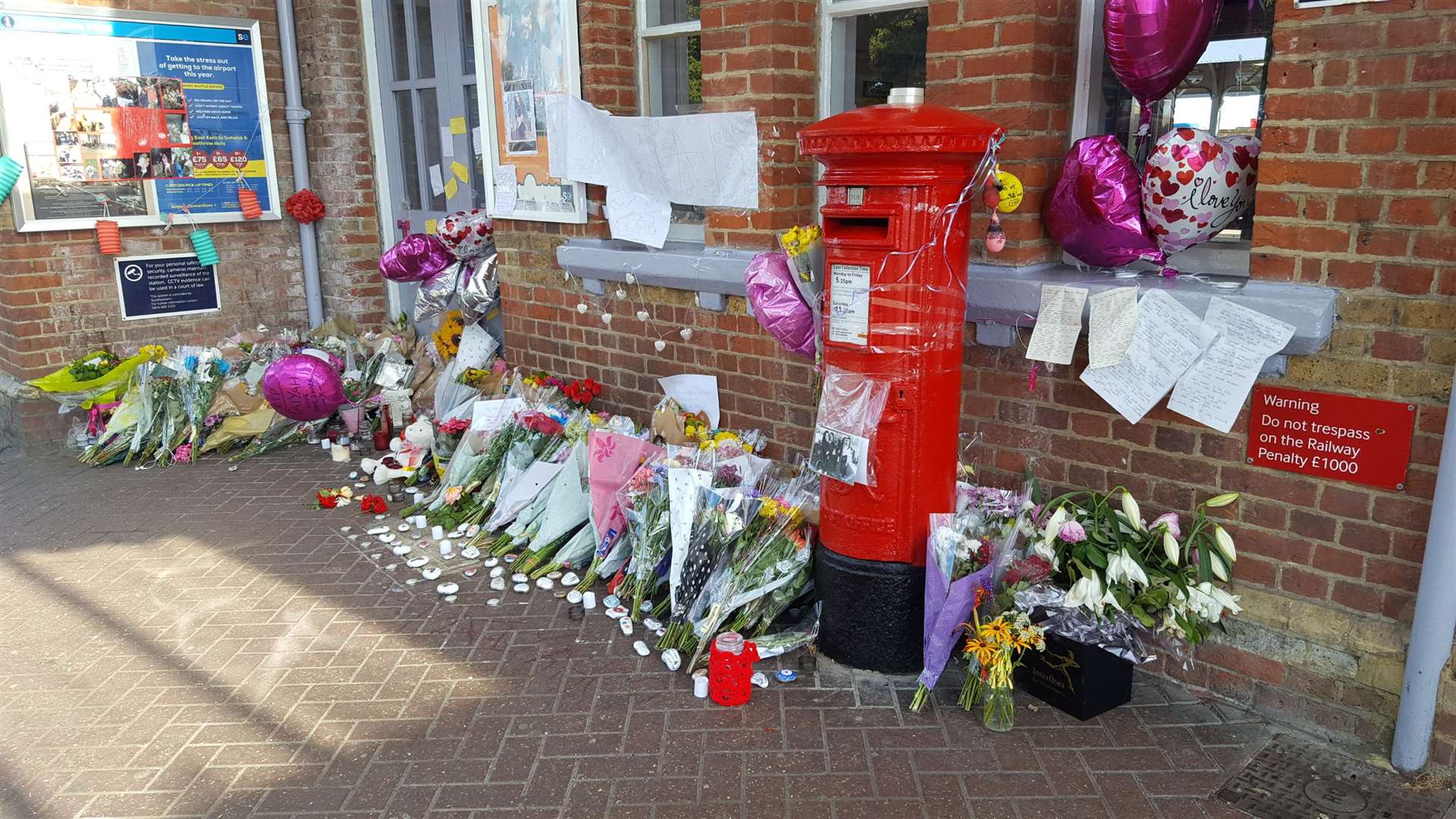Floral tributes left to Taiyah