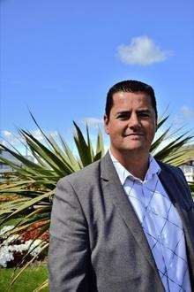 Gerald McCarthy, who formed the Bay Promo Team, wants to put palm trees on Herne Bay seafront.