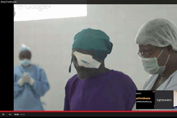 The operation was live streamed across the globe
