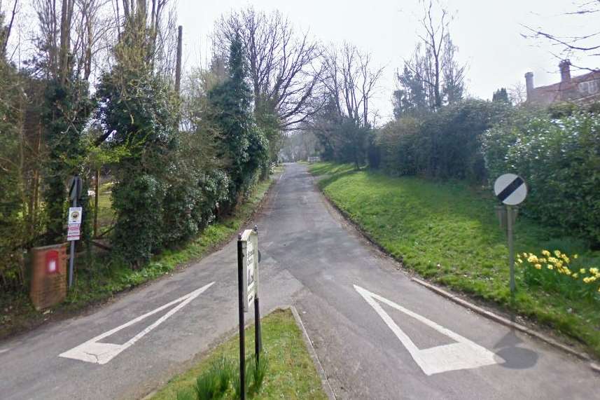 Church Road in Sandhurst where a fire broke out. Picture: Google