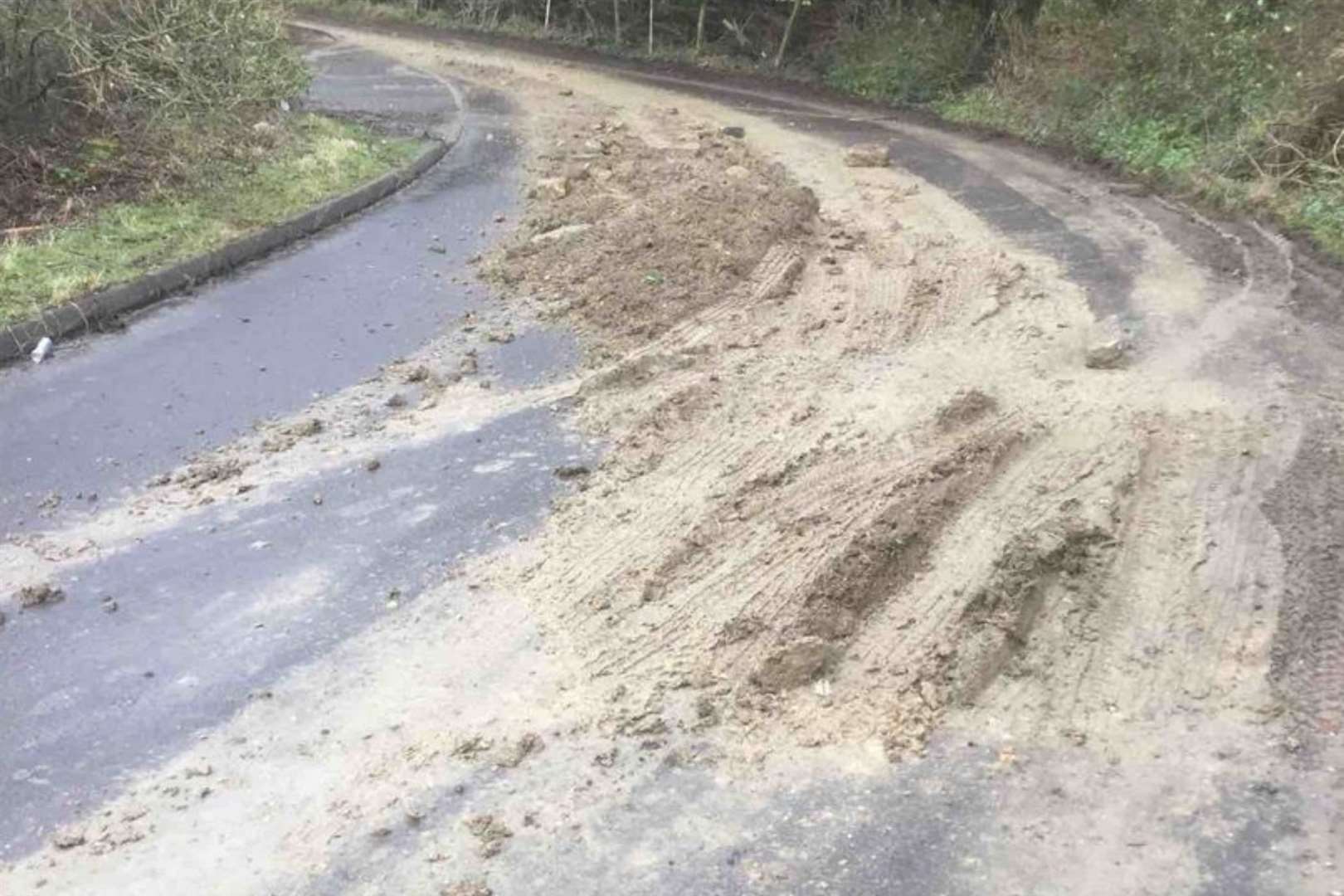 Church Hill has been closed due to fly tipping. Photo: Kent Highways