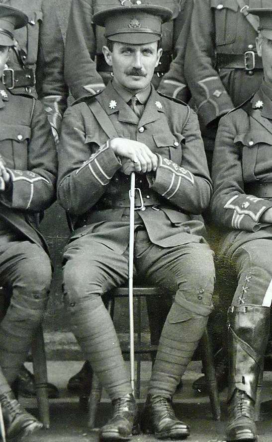 Capt Robert Campbell, who returned to a POW camp in the First World War. Picture: SWNS