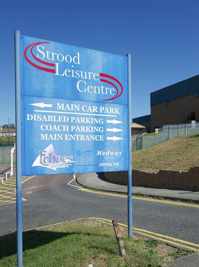 The break in happened at Strood Leisure Centre, overnight