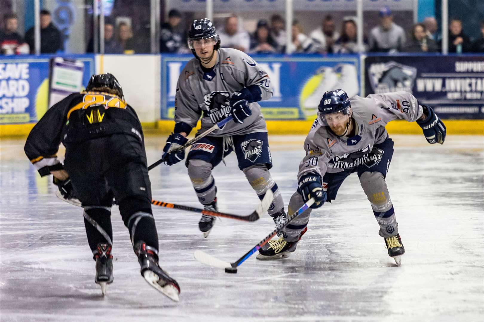 Oliver Bronnimann in action for Invicta Dynamos against Chelmsford Chieftains Picture: David Trevallion