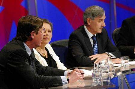 The Question Time panel in Gravesend
