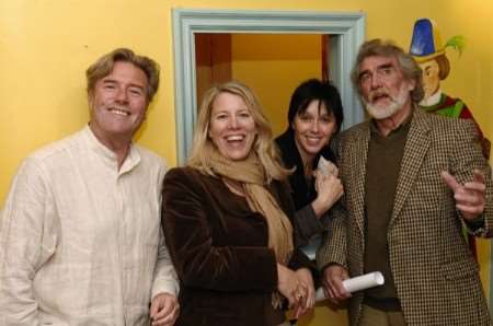 Denis Hart, Esme Chilton, Kate Hayes-Watkins and Colin Whittington celebrate their good news for the Astor Theatre