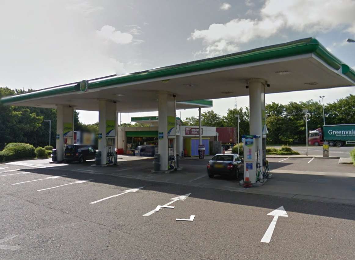 The BP garage at Farthing Corner services. Picture: Instant Street View